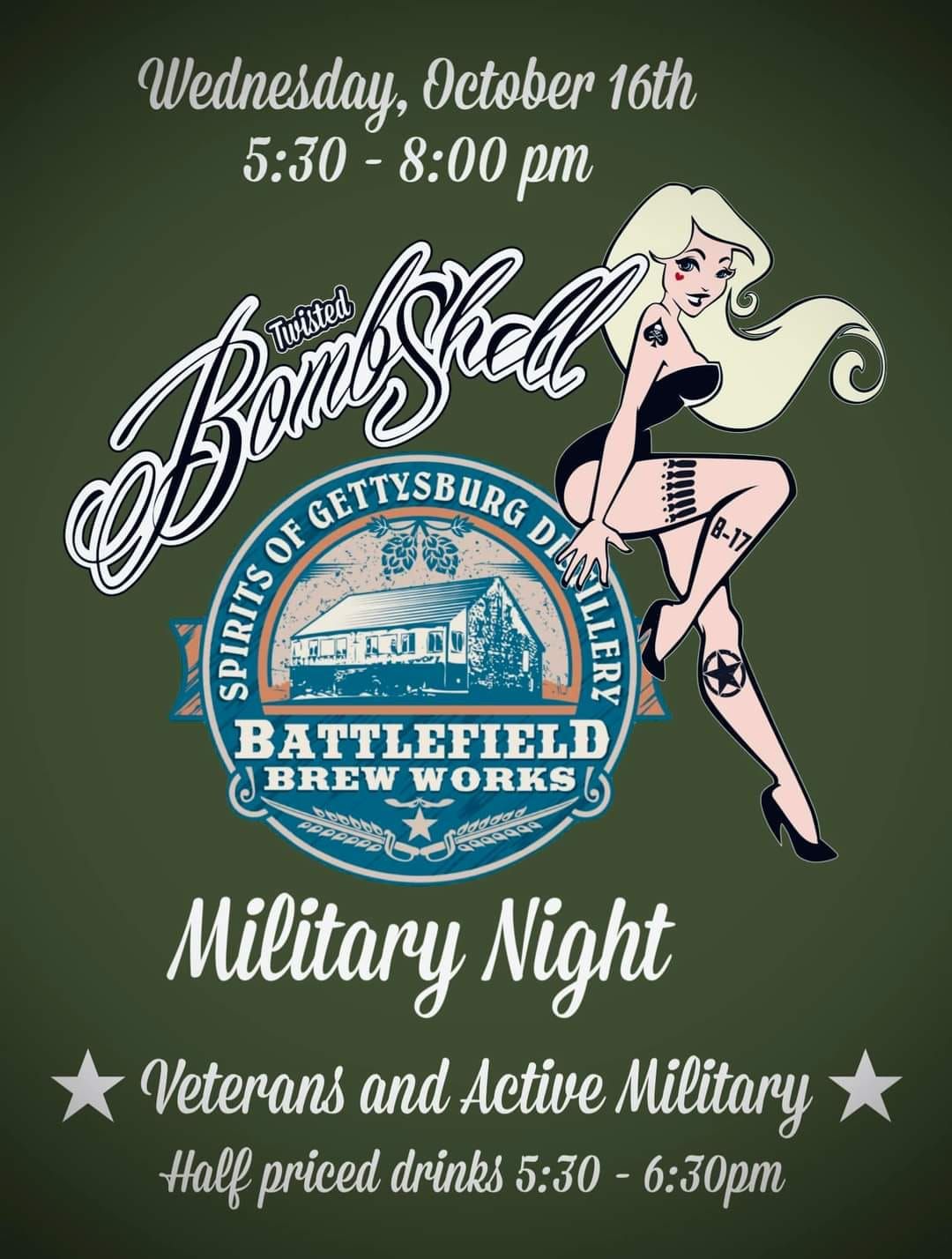 Bombshell Military Night at BBW 