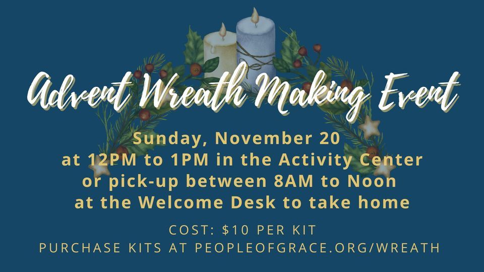 Advent Wreath Making Event