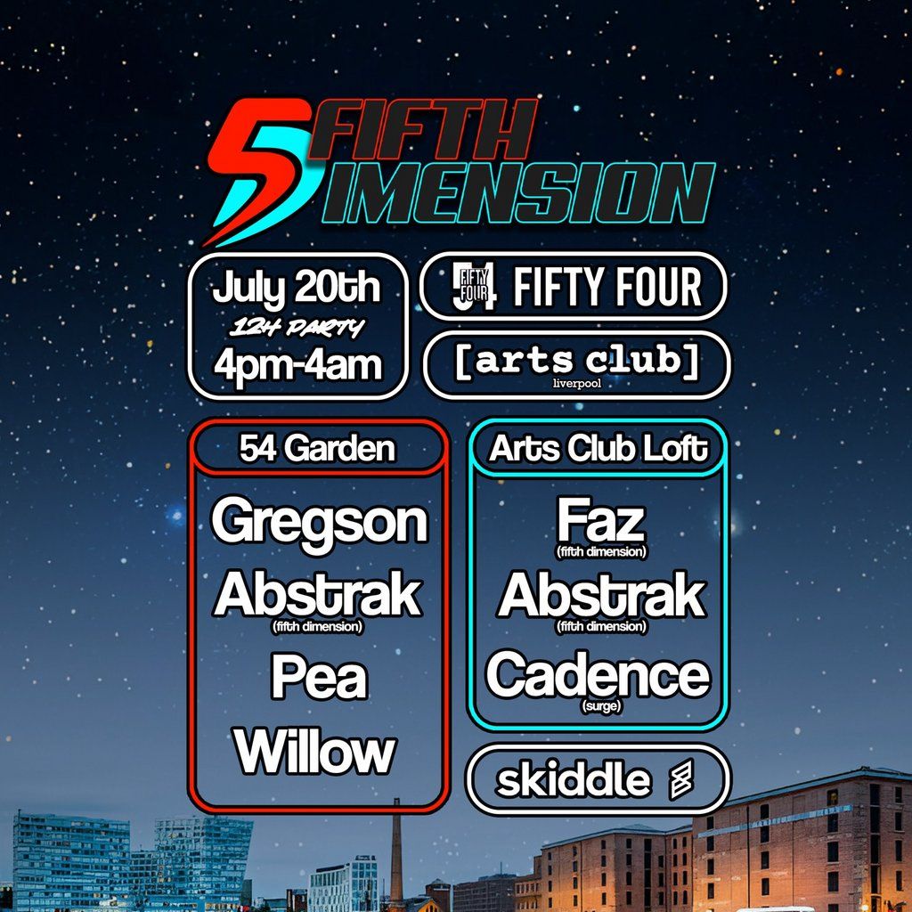 Fifth Dimension - DAY\/NIGHT - AFTERS PARTY!!!