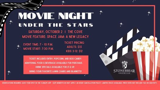 Movie Night Under The Stars at Stonebriar Country Club