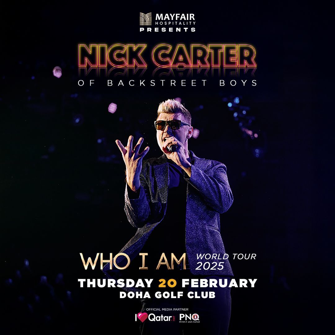 Nick Carter Live In Doha 