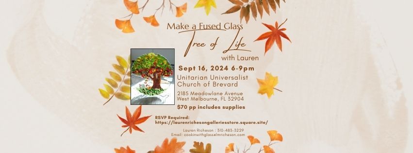 Make a Fused Glass Tree of Life w\/ Lauren 