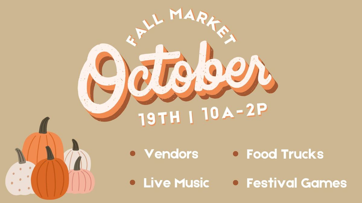 The Coco Bean Fall Market & Live Music