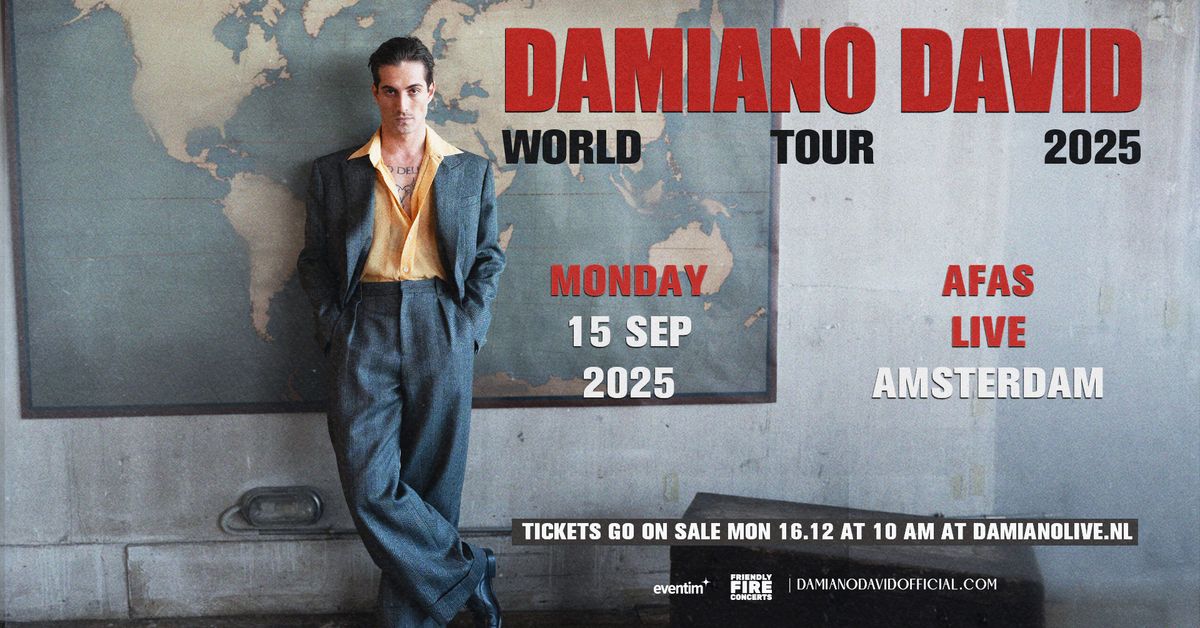 Damiano David \u2022 AFAS Live