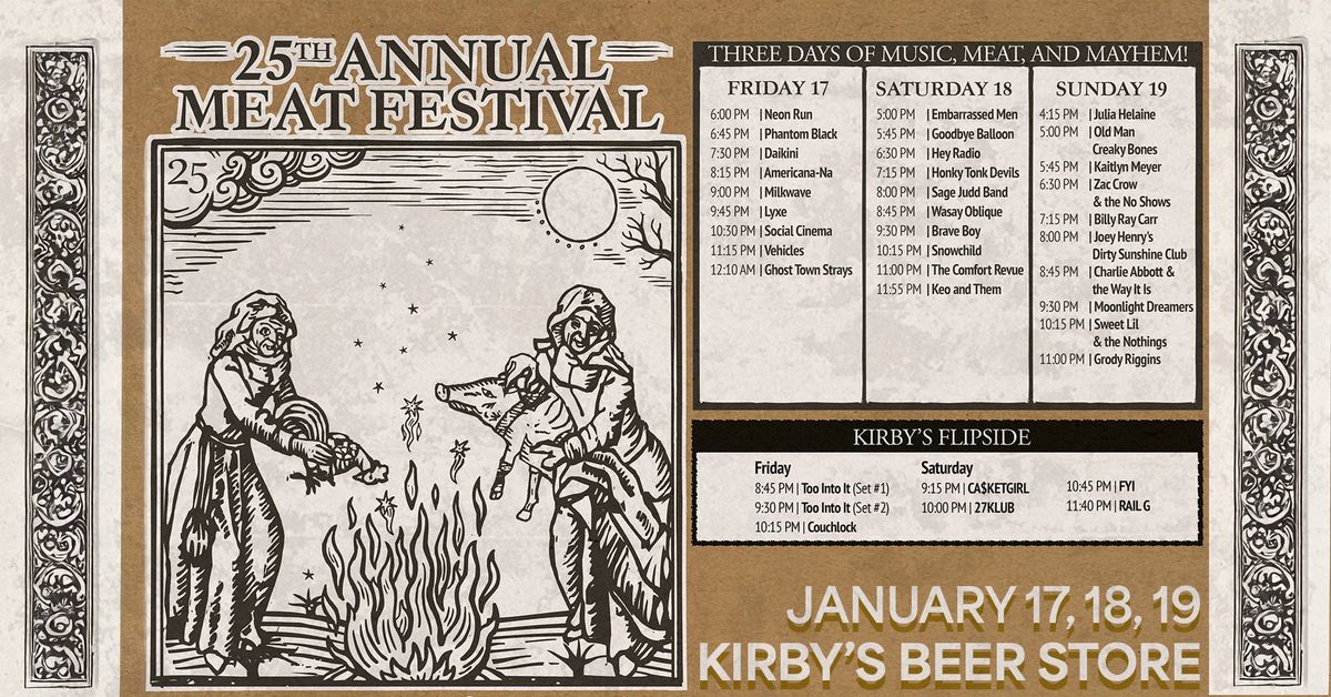 25th Annual Kirby's Meatfest (Day 1)