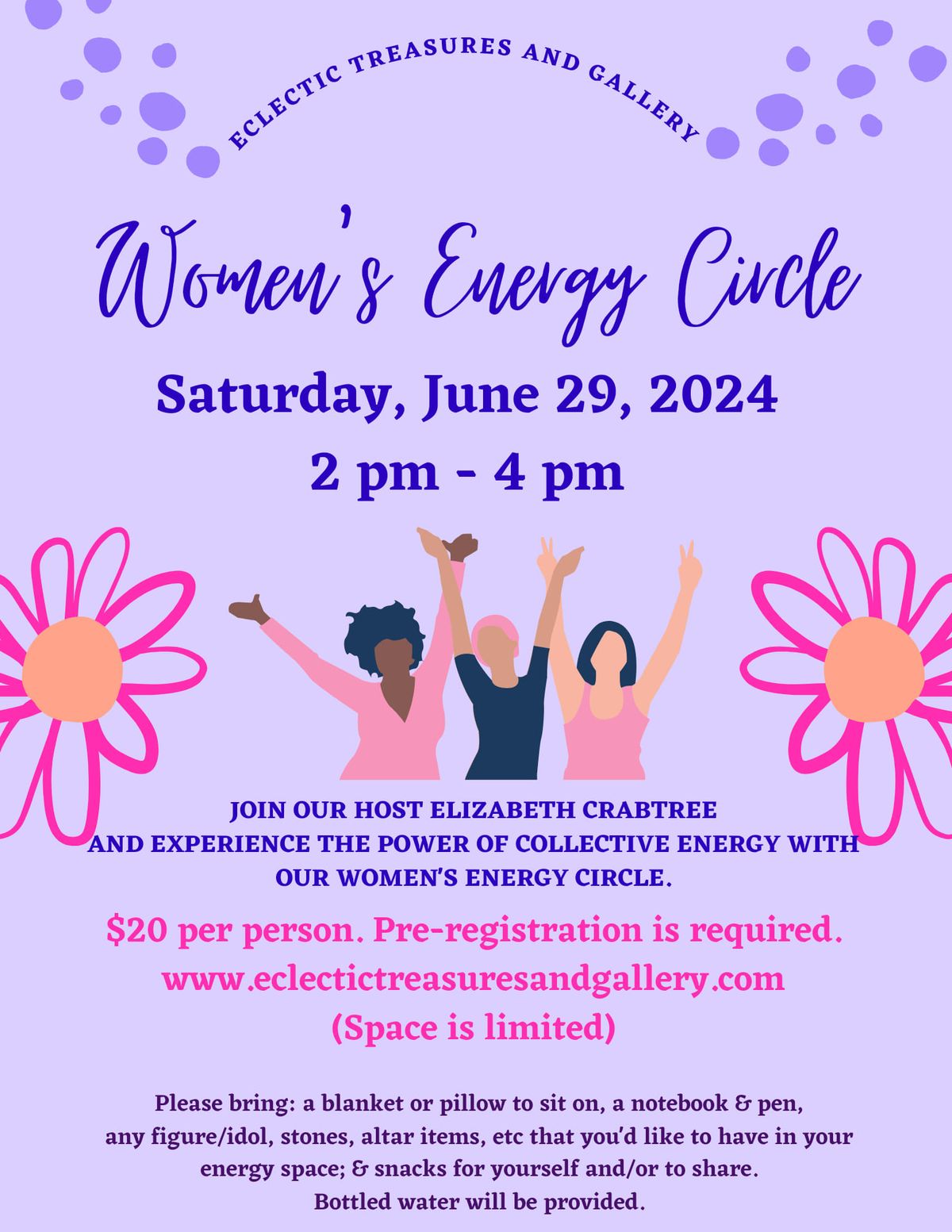 Women's Energy Circle (Pre-registration required)