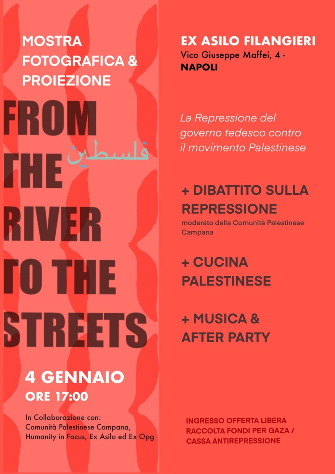 FROM THE RIVER TO THE STREETS mostra fotografica e proiezione