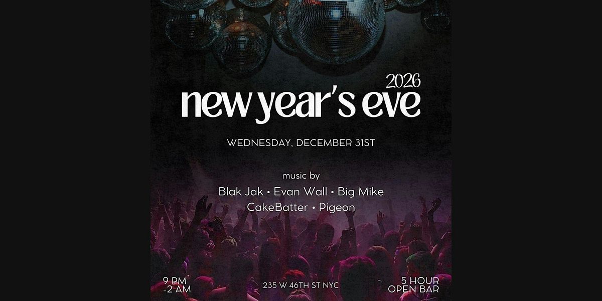 Sony Hall NYE 26 NYC