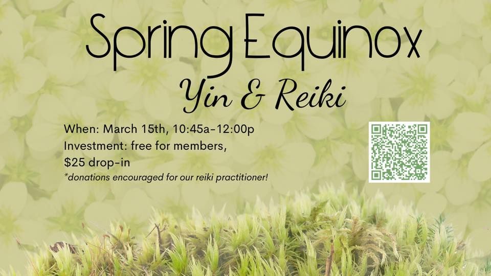 Spring Equinox TmYin and Reiki