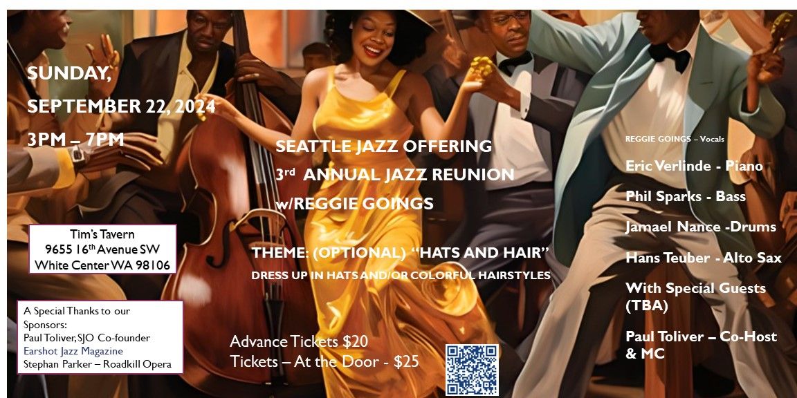 Seattle Jazz Offering 3rd annual Jazz Reunion