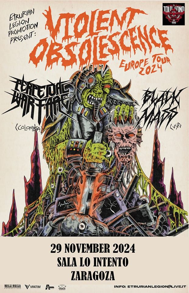 Perpetual Warfare (Thrash Metal Colombia) + Black Mass (Thrash Metal USA) - Sala lo Intento