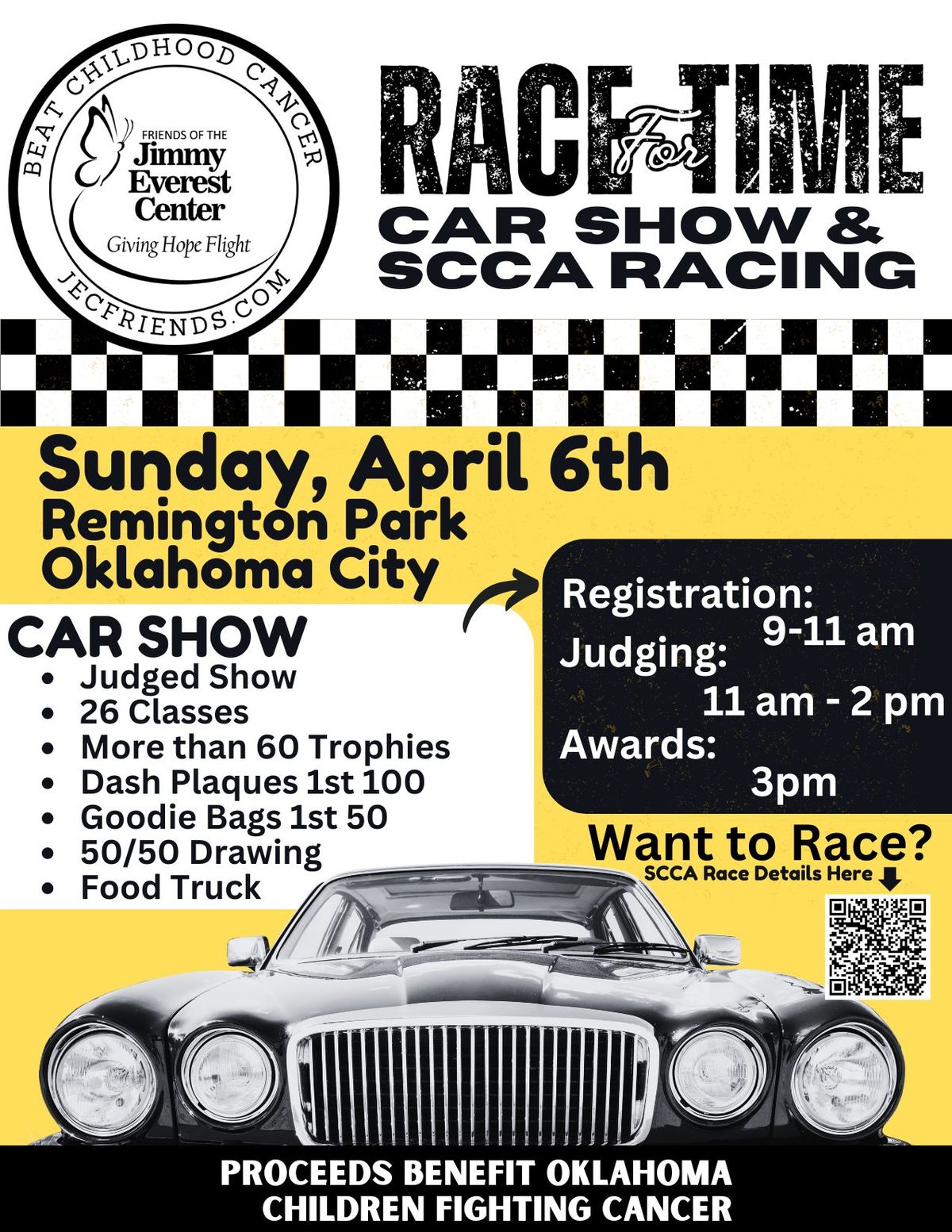 RACE FOR TIME Car Show & SCCA Racing