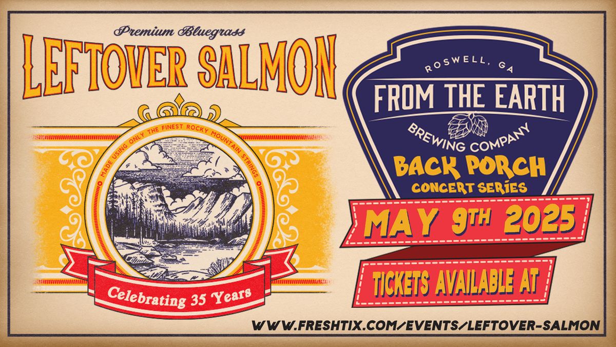 LEFTOVER SALMON LIVE AT FROM THE EARTH BREWING - BACK PORCH CONCERT SERIES