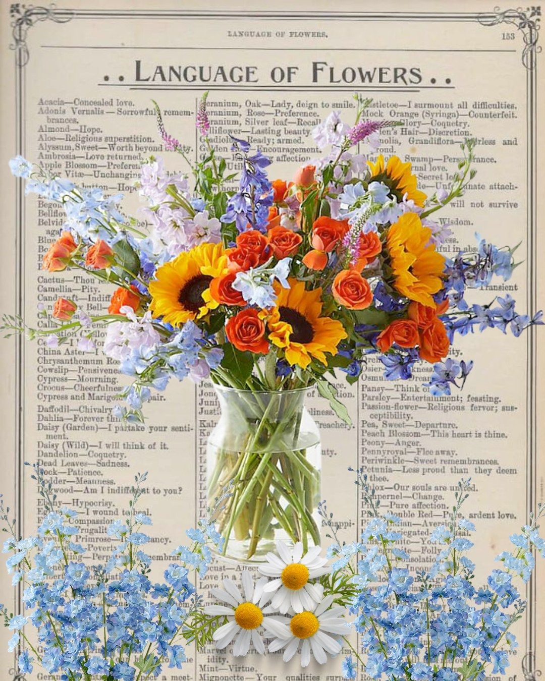 Victorian Language of Flowers - Build Your Own Bouquet 