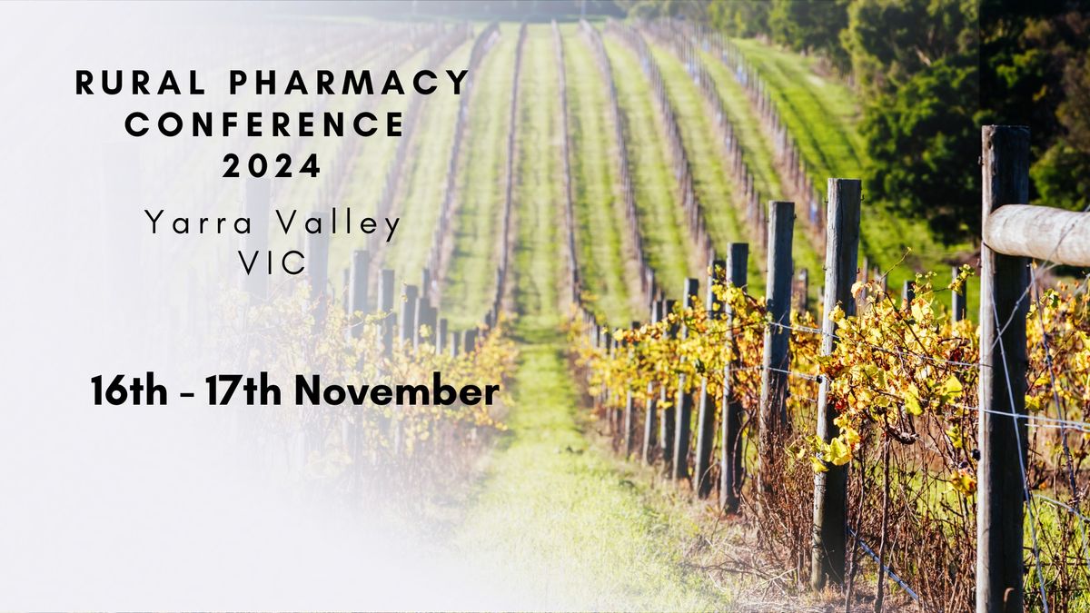 Rural Pharmacy Conference 2024