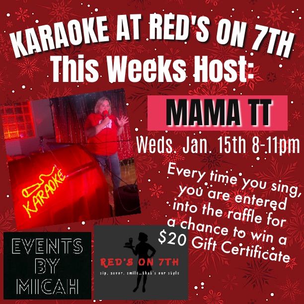 KARAOKE at Red's on 7th: Mama TT Host