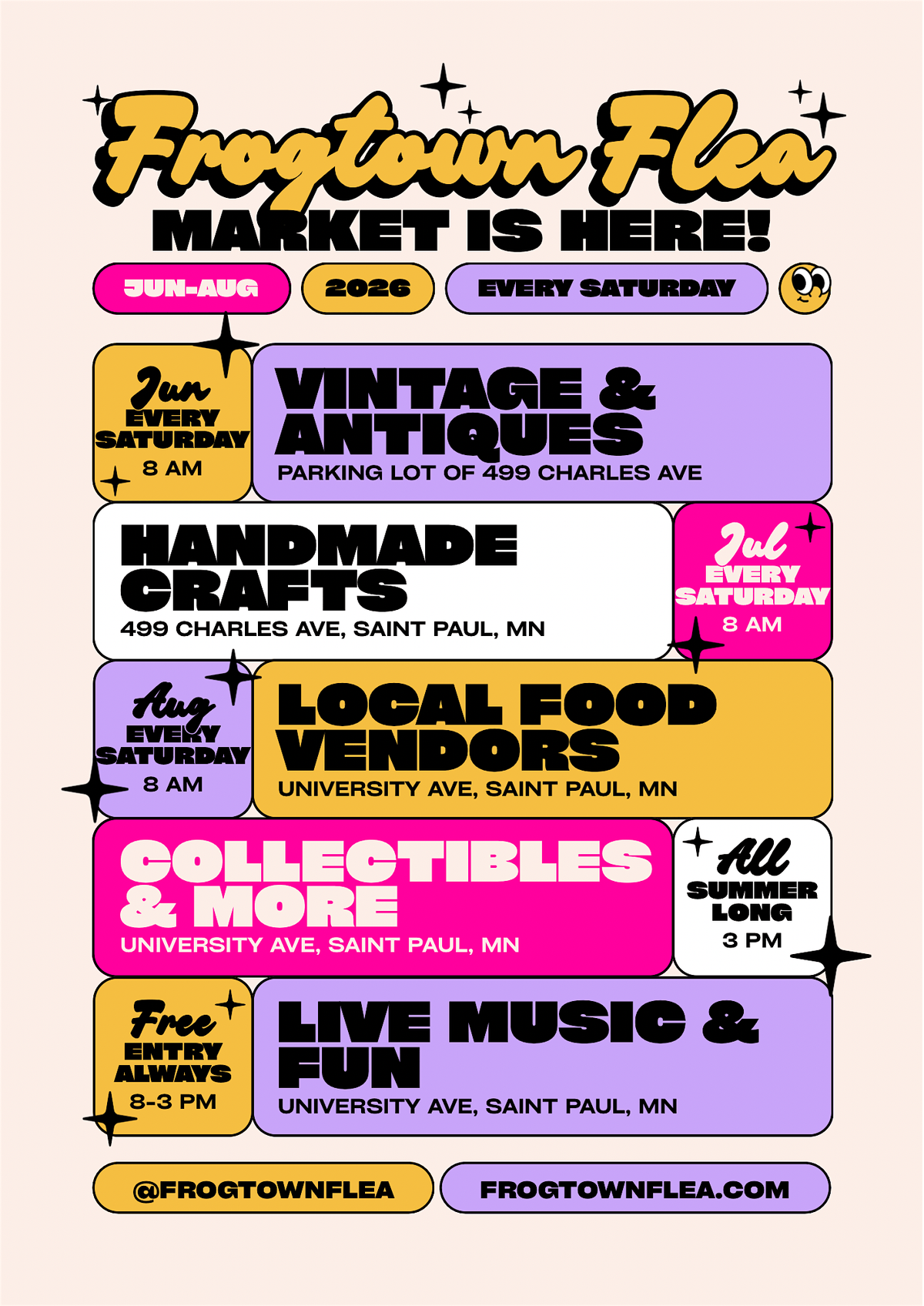 Frogtown Flea Market Vendor sign up