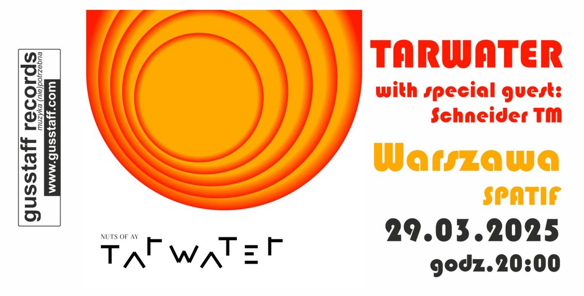 Tarwater (+Schneider TM) - koncert, Warszawa, 29.03.2025