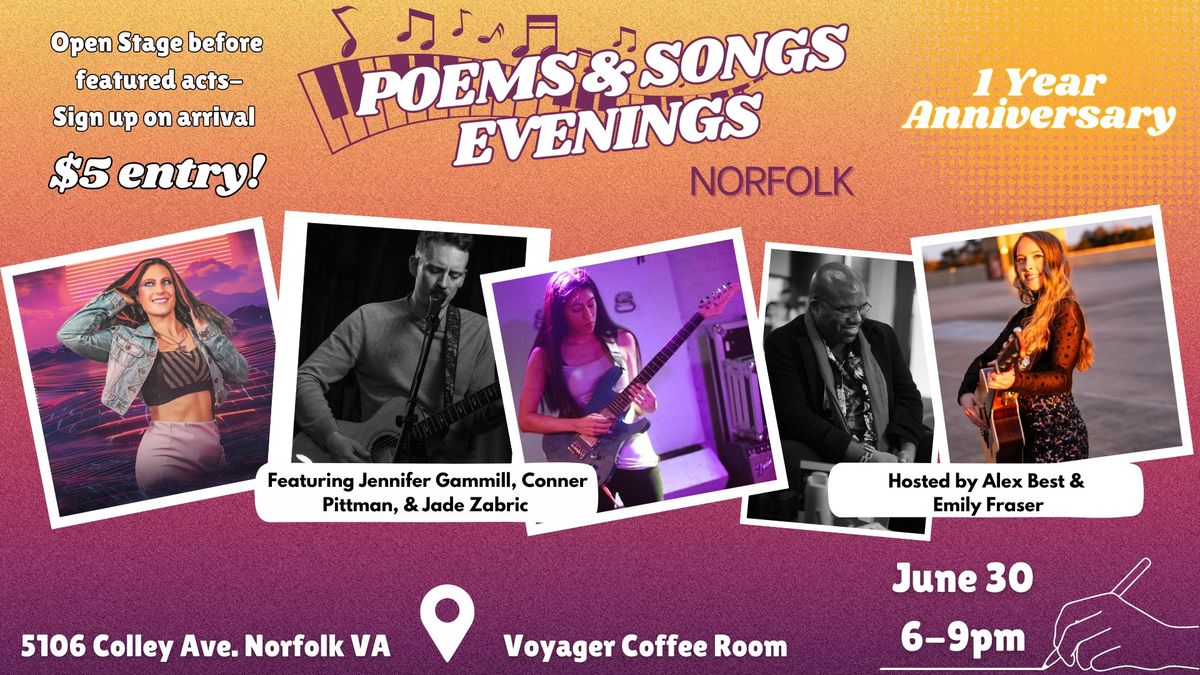 Poems & Songs Evening