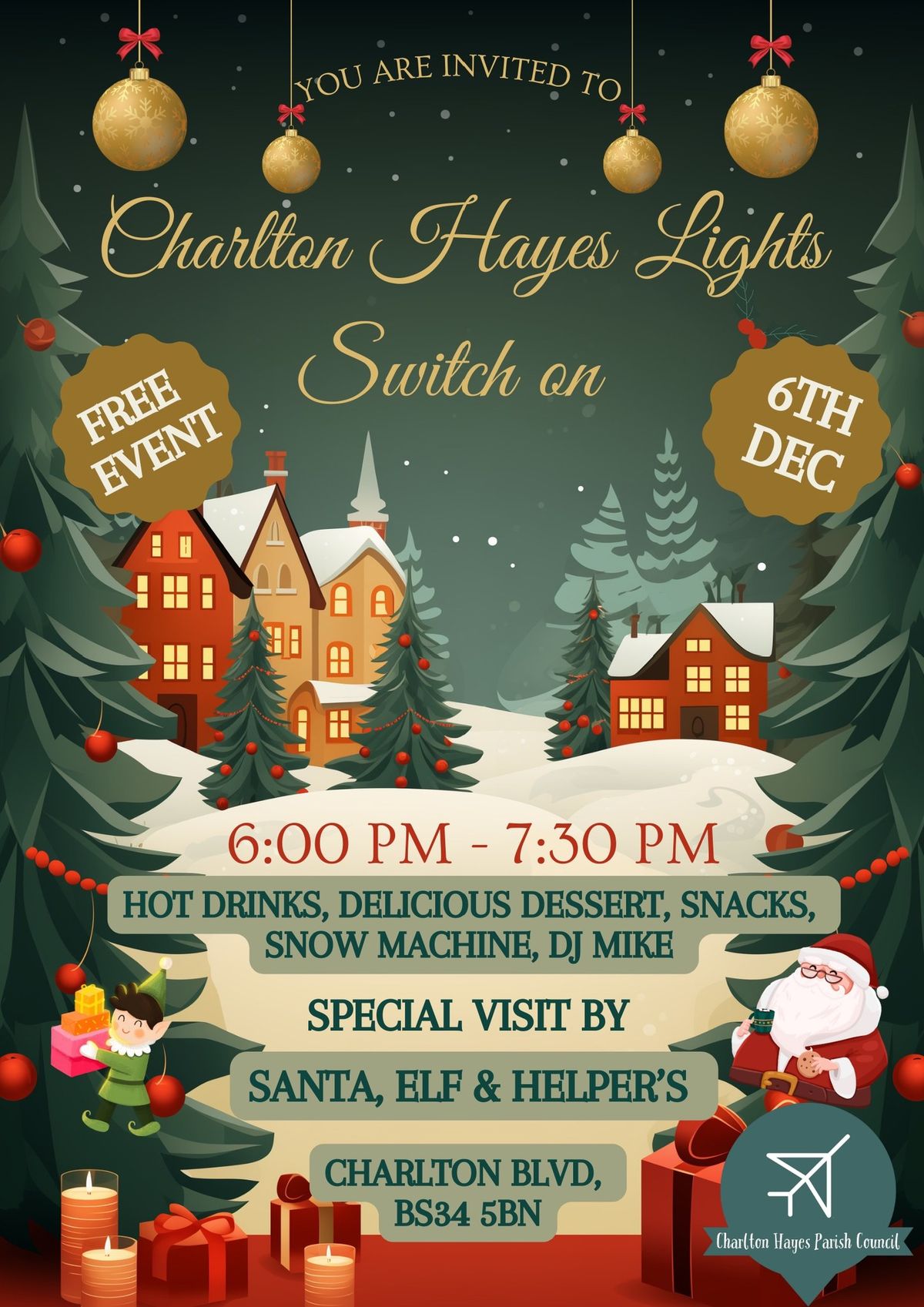 Charlton Hayes Lights Switch On 