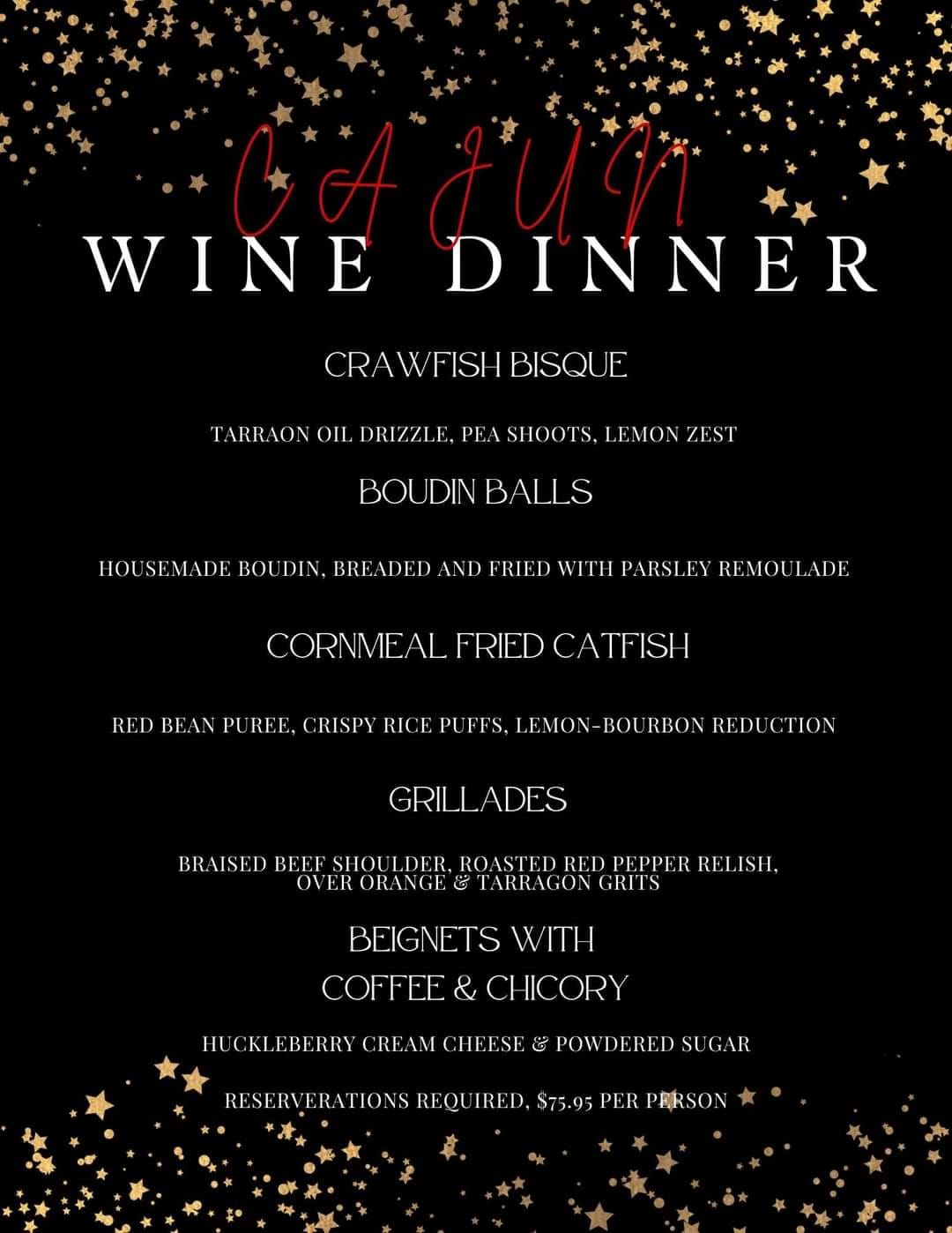 October Wine Dinner