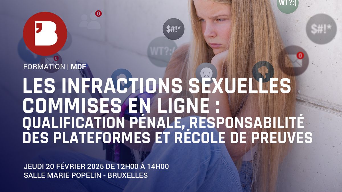 MDF - Les infractions sexuelles commises en ligne