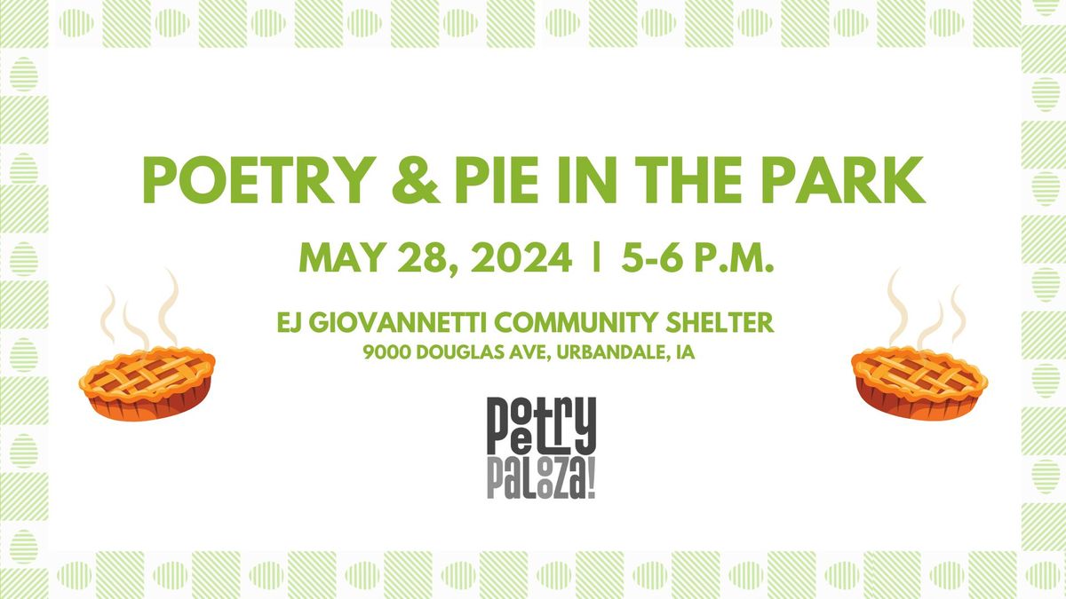 Poetry & Pie in the Park