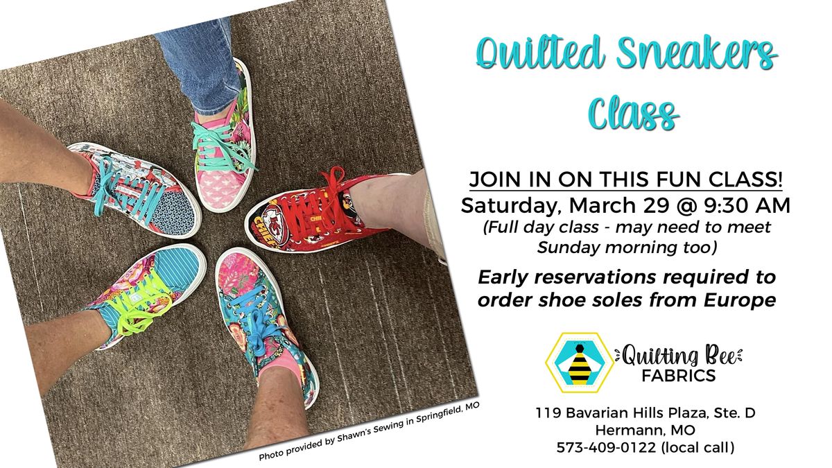 Quilted Sneaker Class