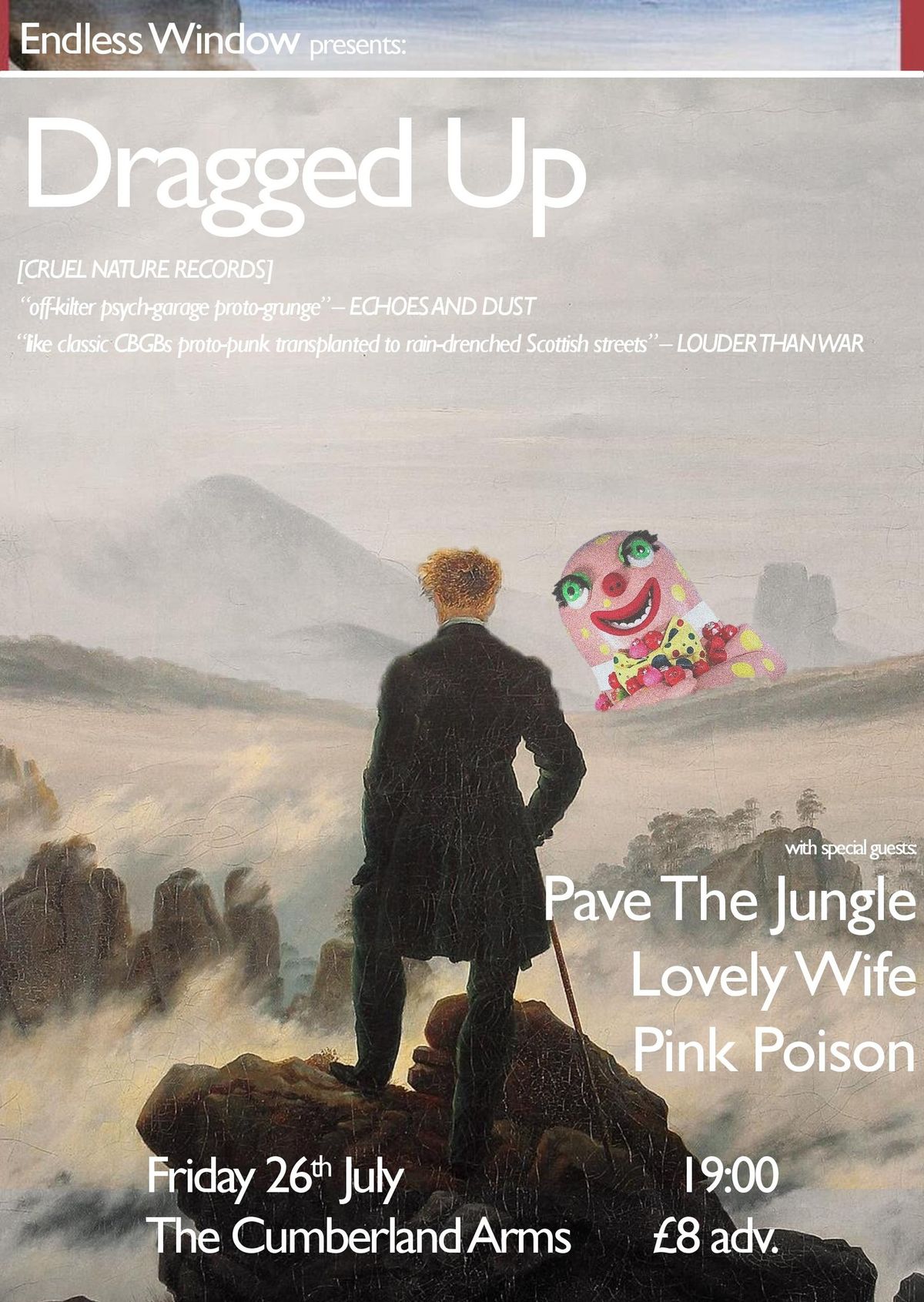 EW: Dragged Up \/ Pave The Jungle \/ Lovely Wife \/ Pink Poison