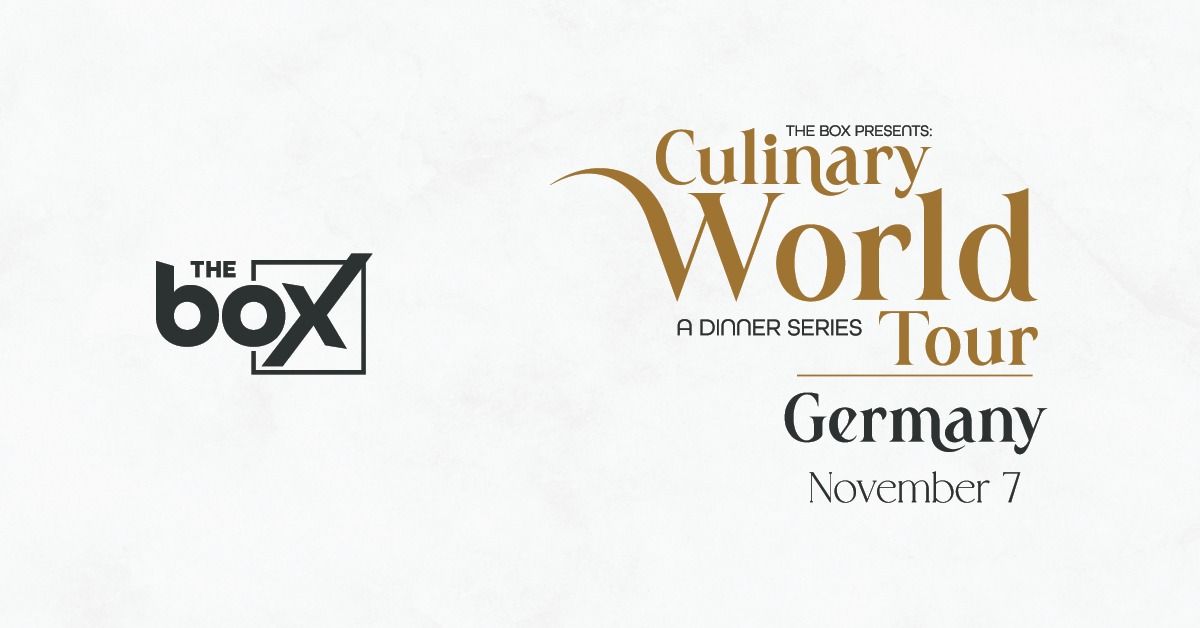 Culinary World Tour - A Dinner Series -  Germany