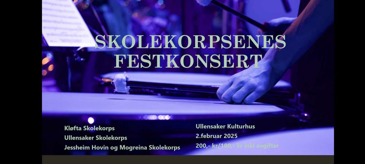 Skolekorpsenes Festkonsert