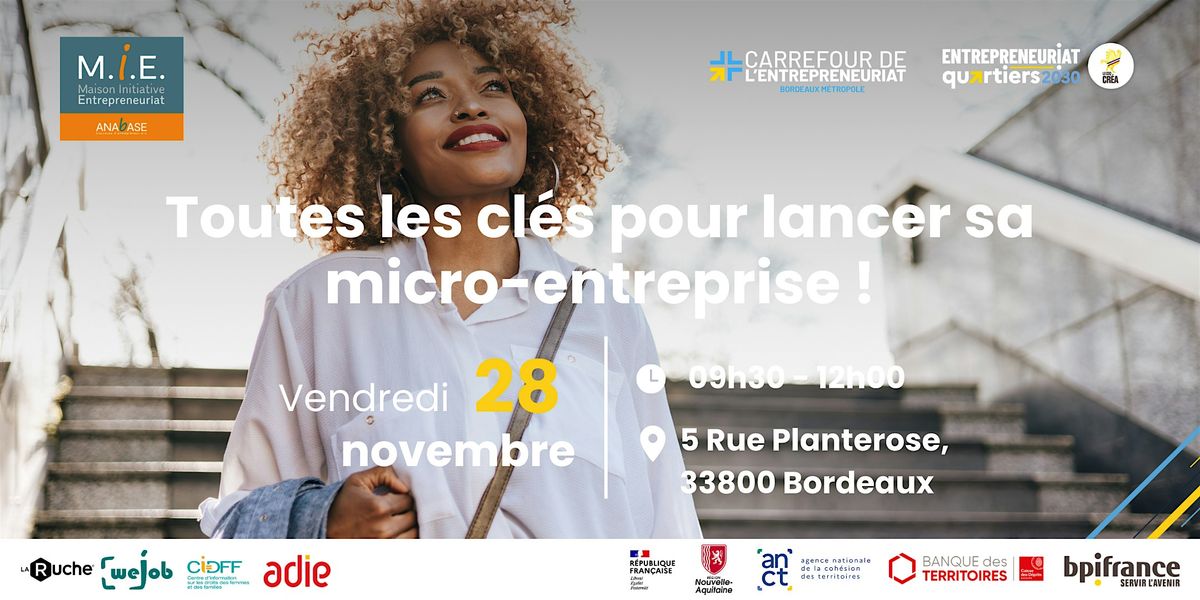 Toutes les cl\u00e9s pour lancer sa micro-entreprise !