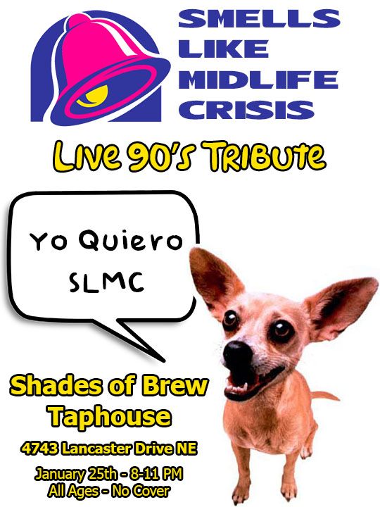 "Yo Quiero SLMC!" - Smells Like Midlife Crisis - LIVE at SOB - 1\/25 (8-11PM)