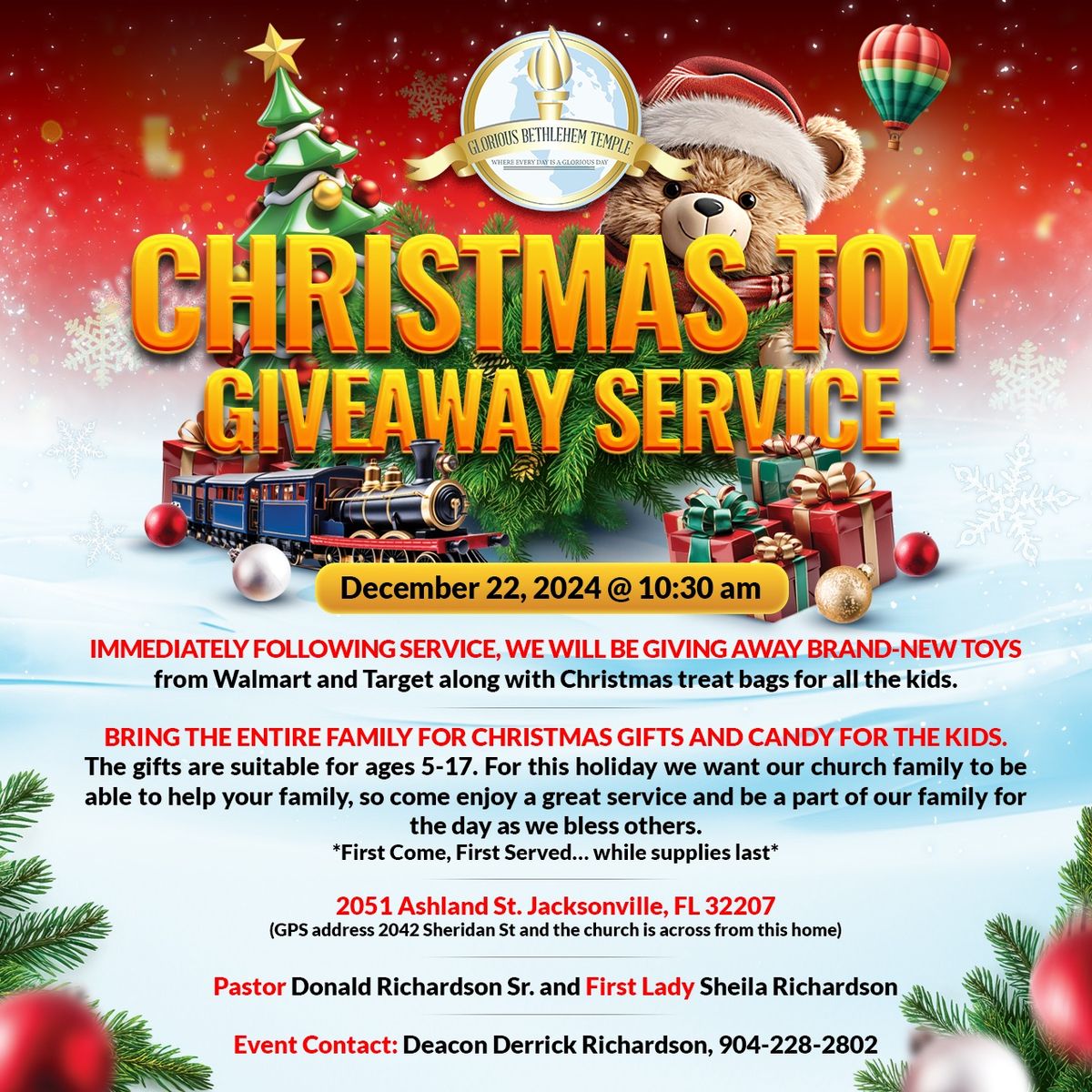 Glorious Toy Giveaway Service 