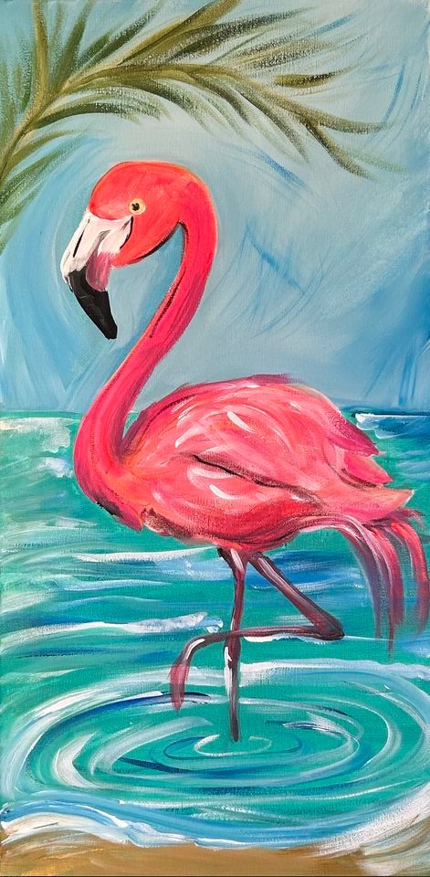 Mr. Flamingo Paint Class