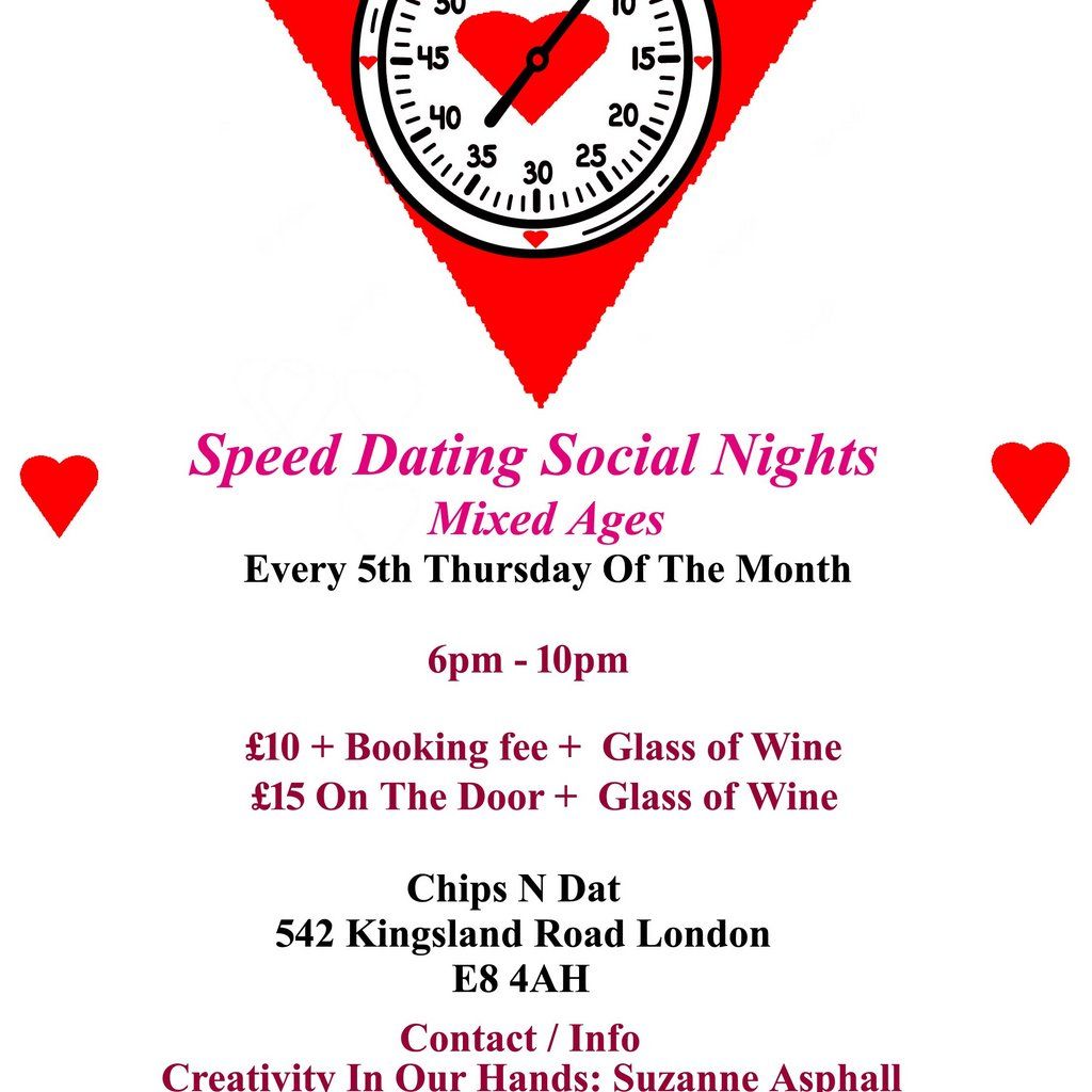 Speed Dating Social Nights. (Mixed Ages)