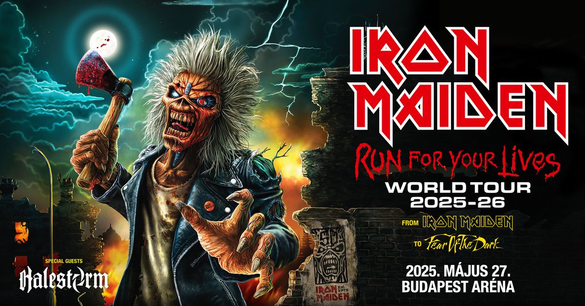 IRON MAIDEN | Run For Your Lives World Tour | Budapest Arena| 27-28\/05\/2025 | PREVOZ iz Beograda