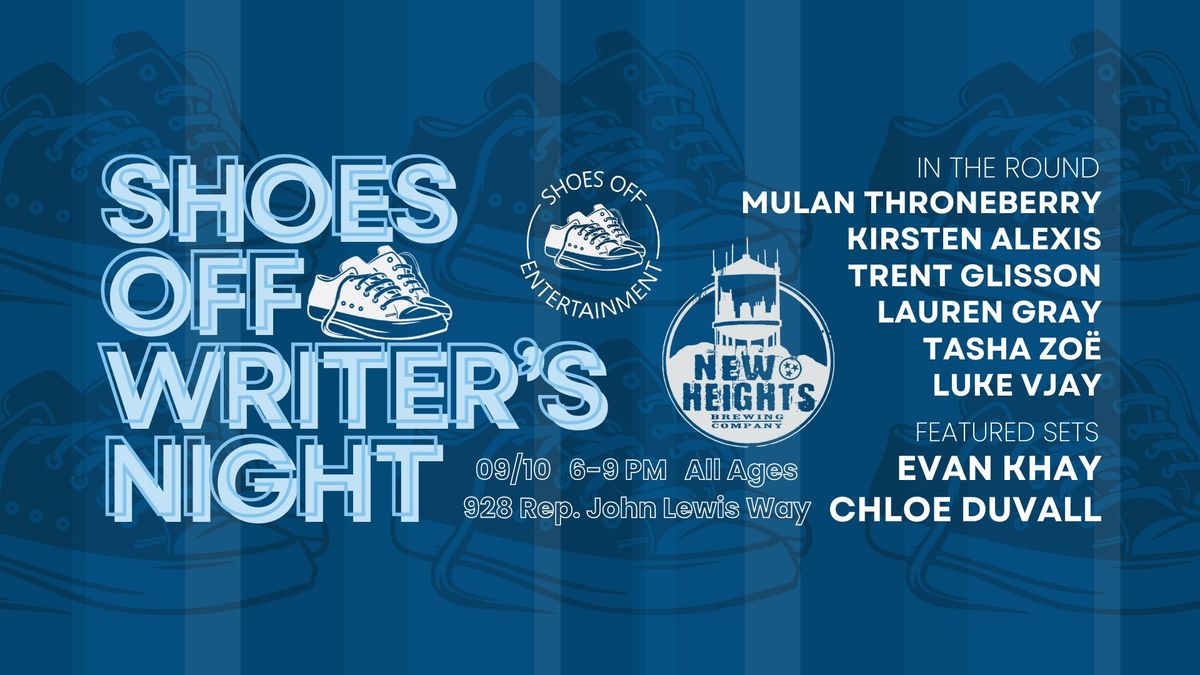 Shoes Off Writer's Night