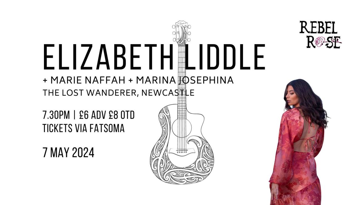 Elizabeth Liddle + Marie Naffah + Marina Josephina live at The Lost Wanderer