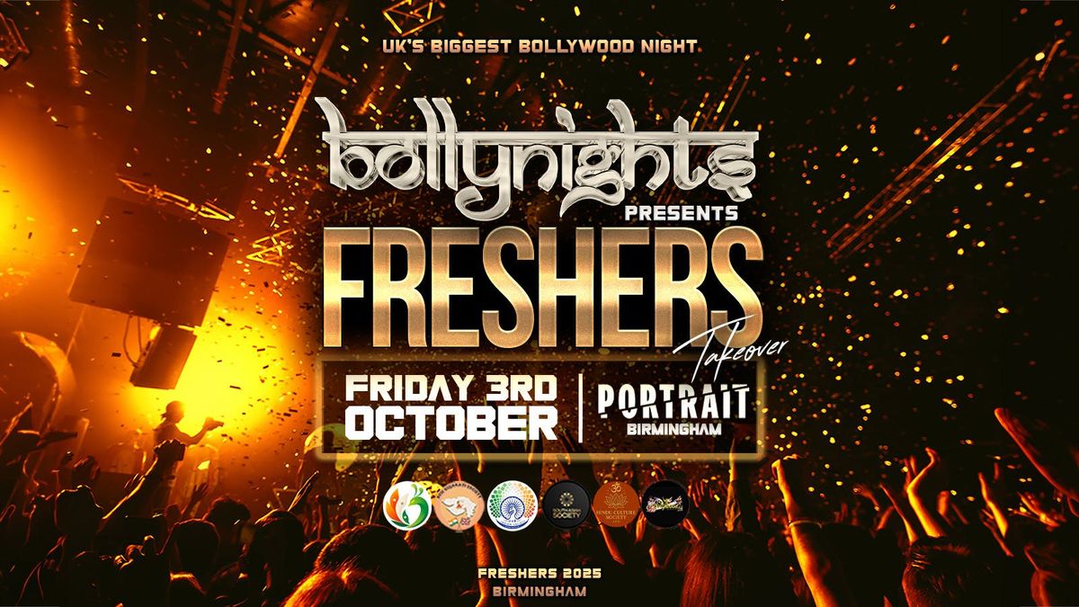 Birmingham Bollynights \u2013 Freshers Takeover | Friday 3rd October | Portrait
