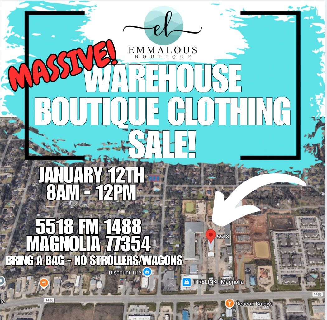 Emma Lou's MASSIVE WAREHOUSE BOUTIQUE SALE!!!