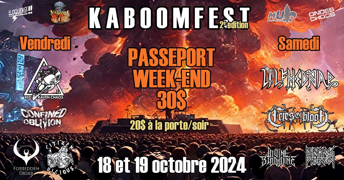 Kaboom Fest 2024 (2e \u00e9dition)