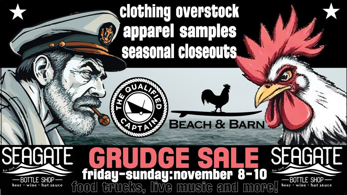 Beach & Barn X The Qualified Captain Grudge Apparel Pop Up Sale