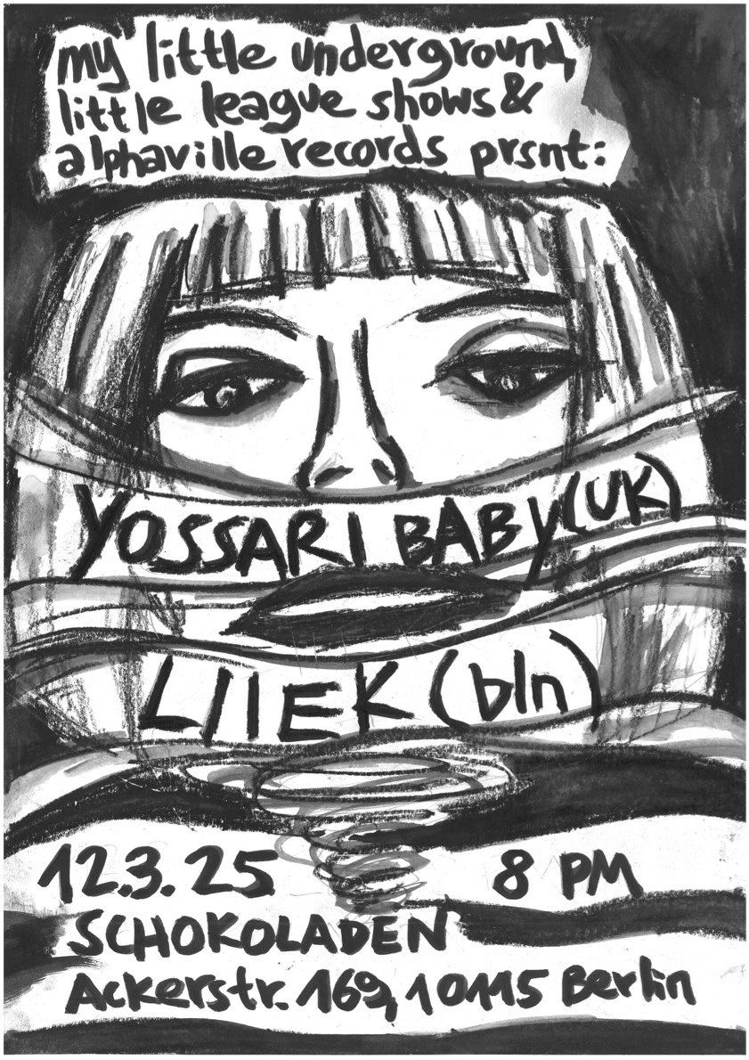 YOSSARI BABY(new wave\/synth, uk) & LIIEK (post-punk, bln)