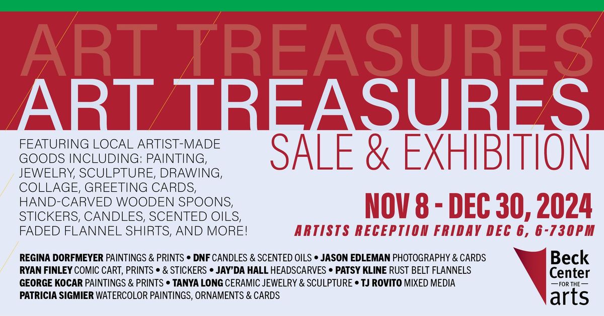 Beck Center Presents: Art Treasures ~ Sale & Exhibition 2024