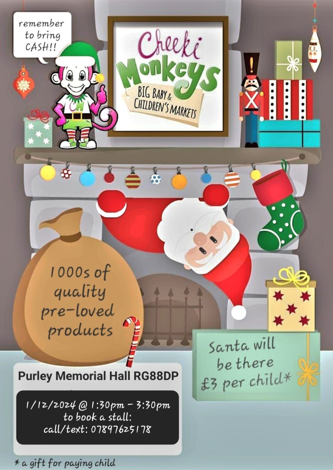 Big baby\/children's CHRISTMAS indoor market