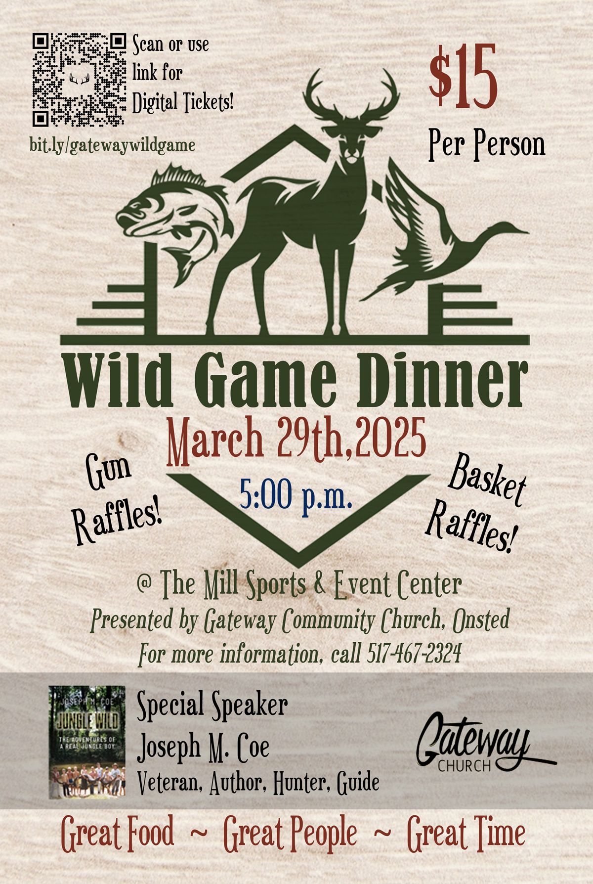 Wild Game Dinner