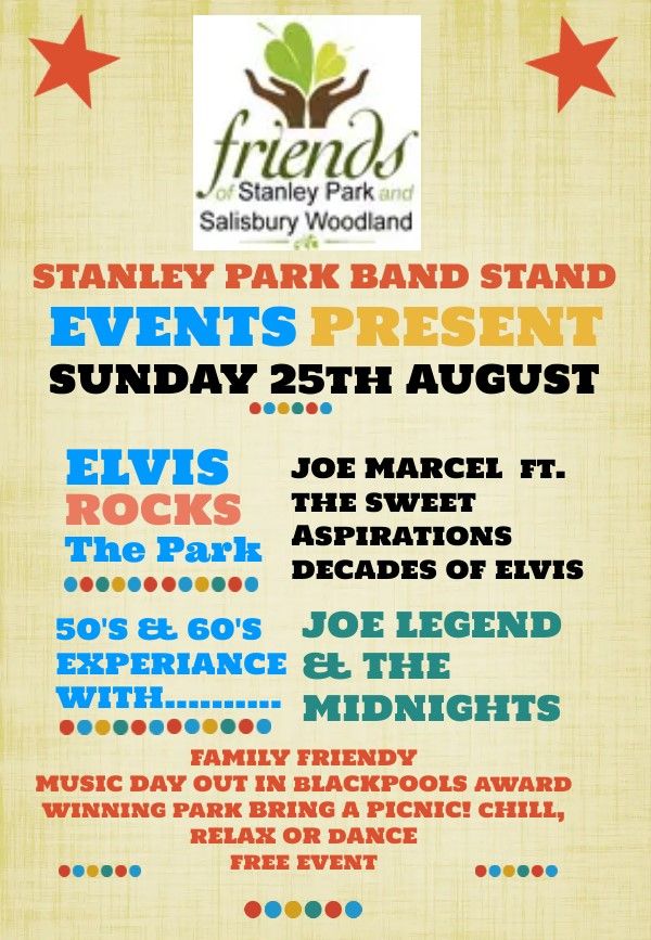 Stanley Park Band Stand Elvis Rocks The Park Sunday 25th August