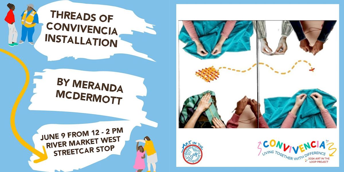 Meranda McDermott Fiber Art Installation | An Art in the Loop Event