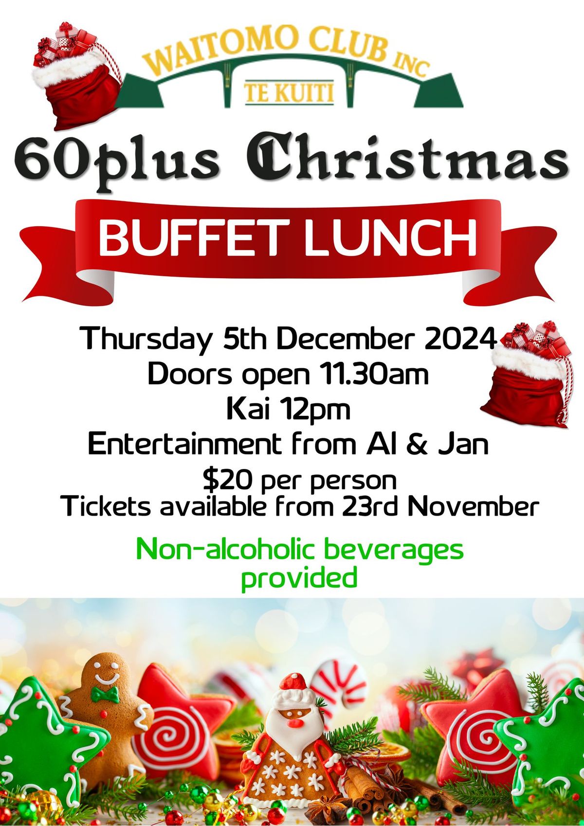 Xmas 60plus Buffet Lunch